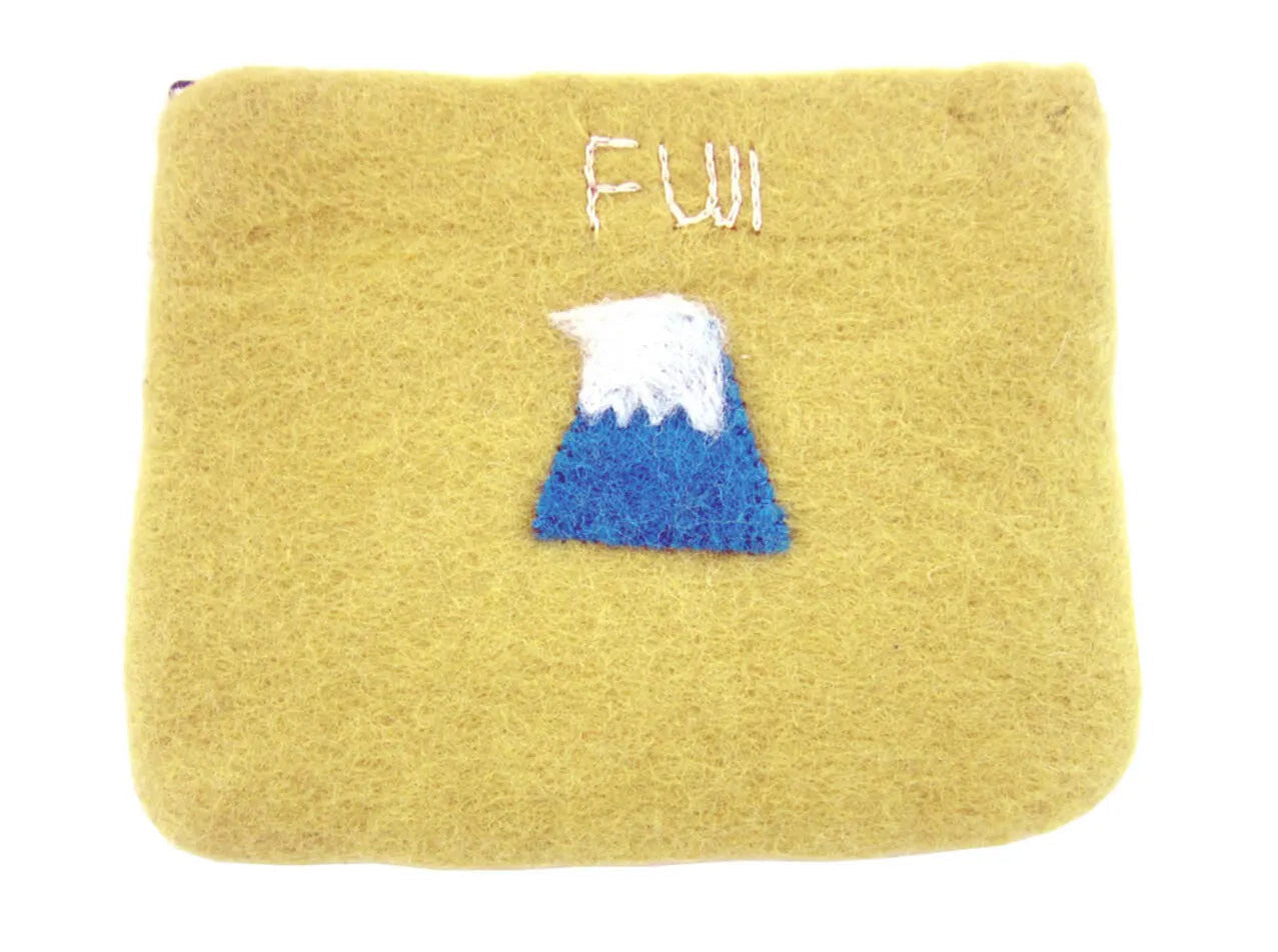 Handmade Felt Pouch - FUJI