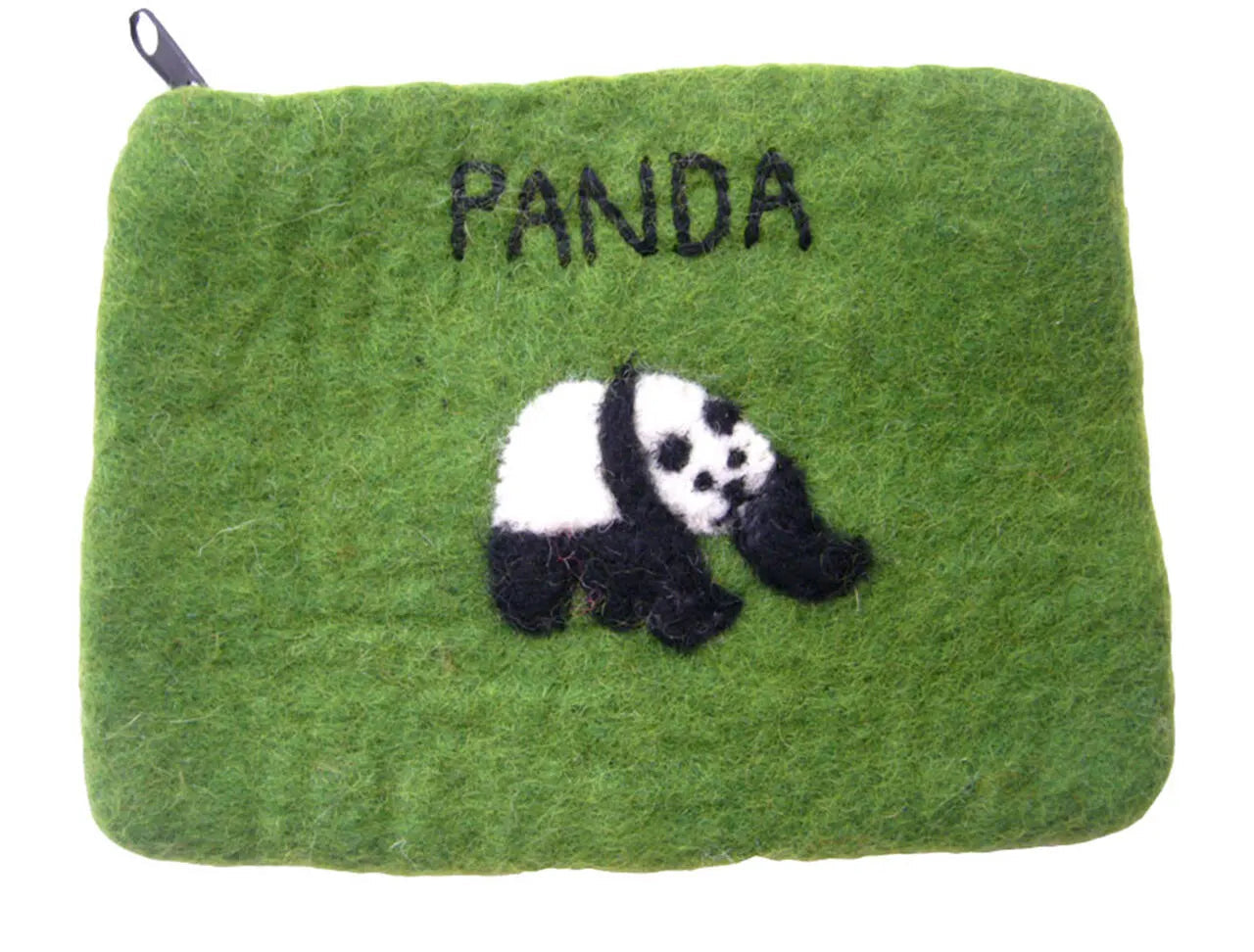 Handmade Felt Pouch - PANDA
