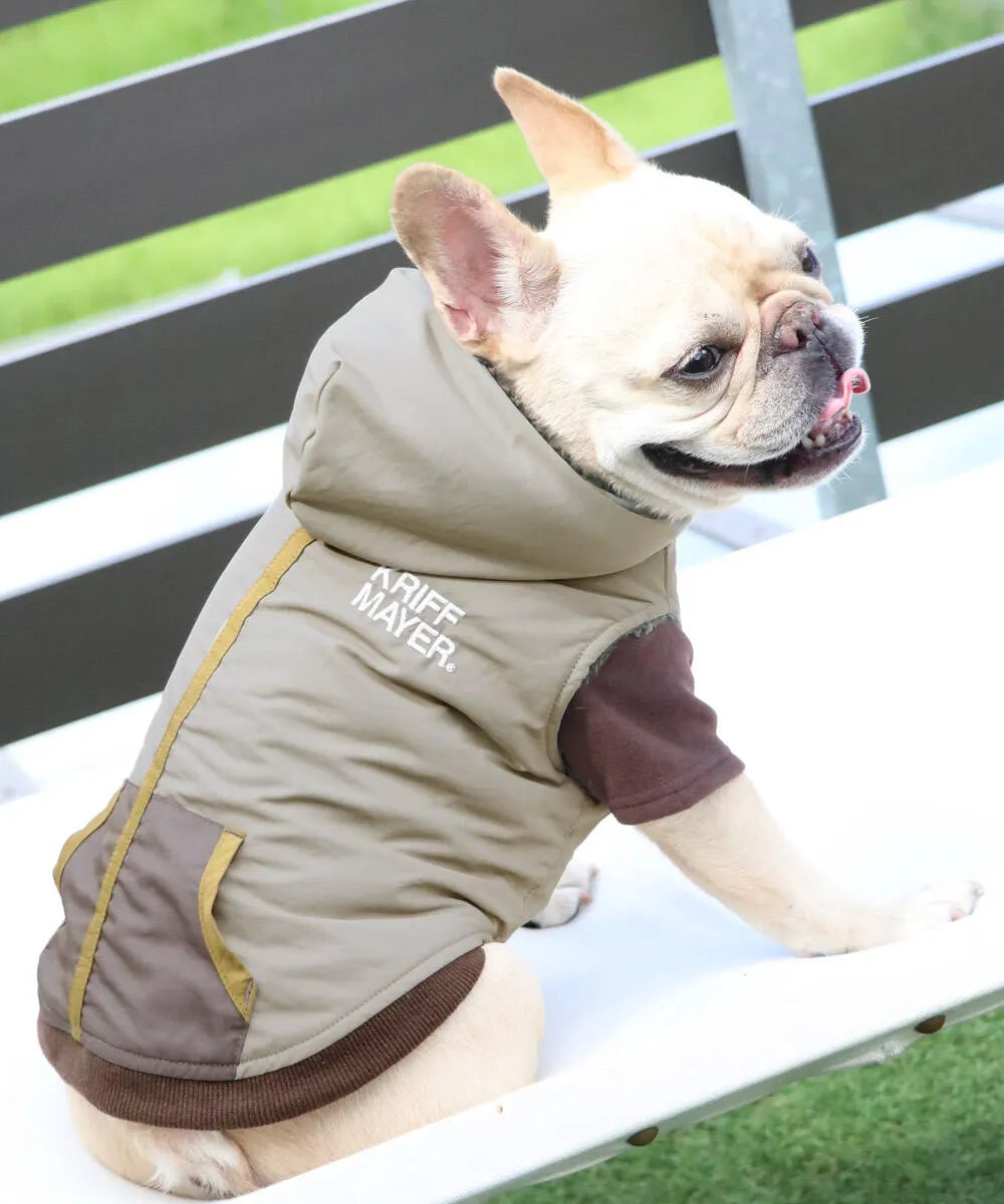 Flip Dog Vest – Greige (Reversible)