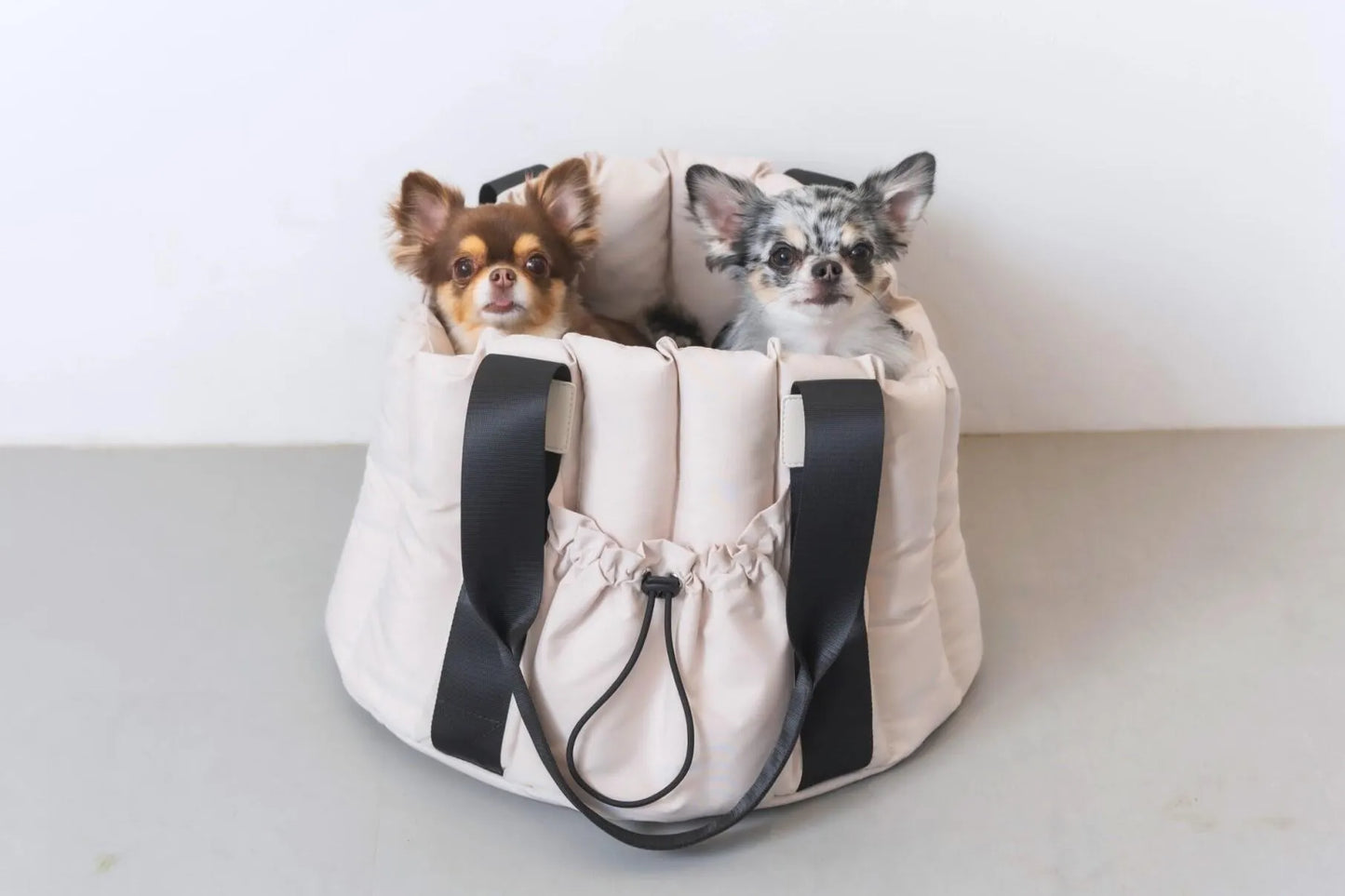 Fluffy 2-Way Drive Bed Carrier - cream