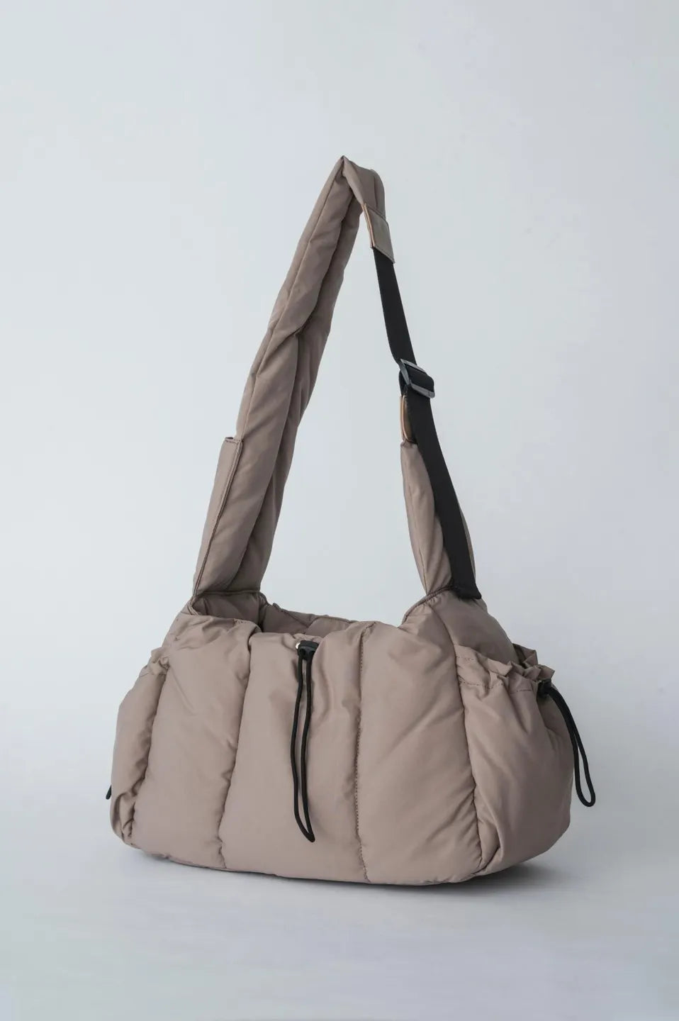 Fluffy Pet Carrier Bag - greige