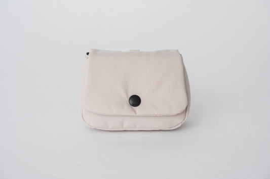 Quilted Essentials Pouch | Cream