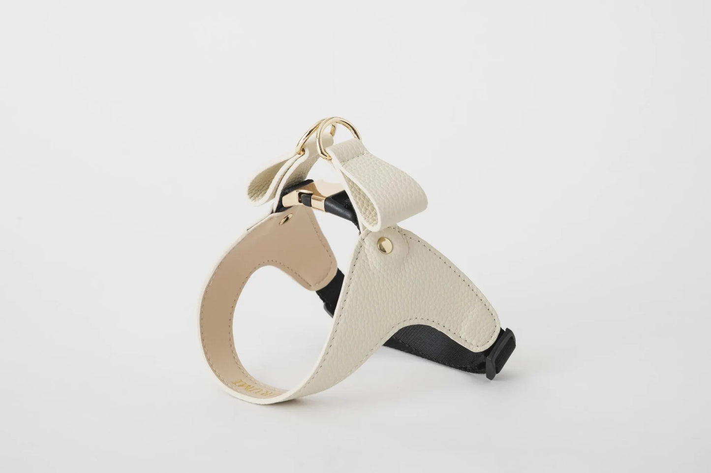Ribbon Leather Harness - white