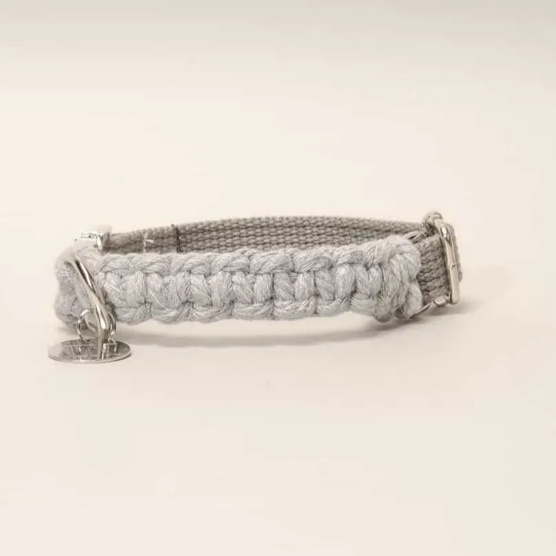 Macramé Collar - gray