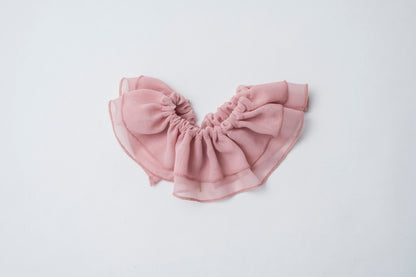 Chiffon Ruffle Pet Scrunchie | Pink