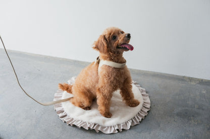 Ribbon Vegan Leather Harness | Beige
