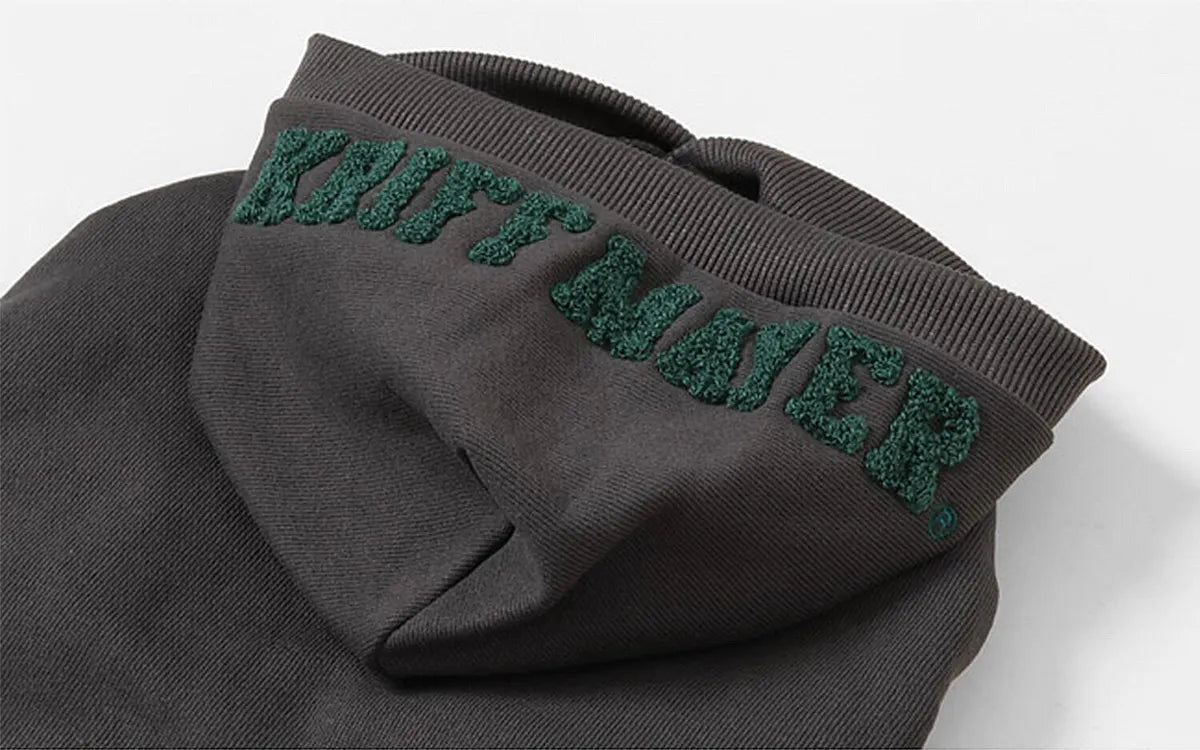 Brushed Back Fleece Dog Hoodie – Charcoal