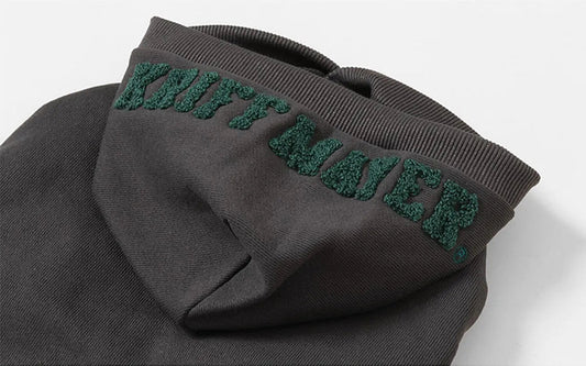 Brushed Back Fleece Dog Hoodie – Charcoal