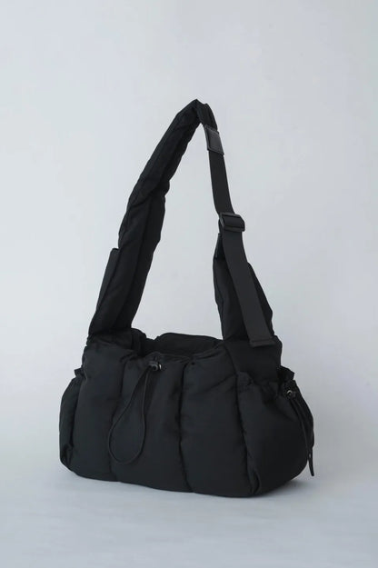 Fluffy Pet Carrier Bag - black