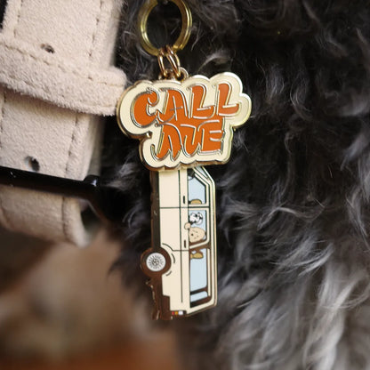 Dog & Key Charm - Car