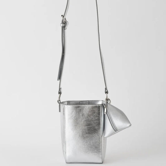 Ensemble Walking Shoulder Bag - silver