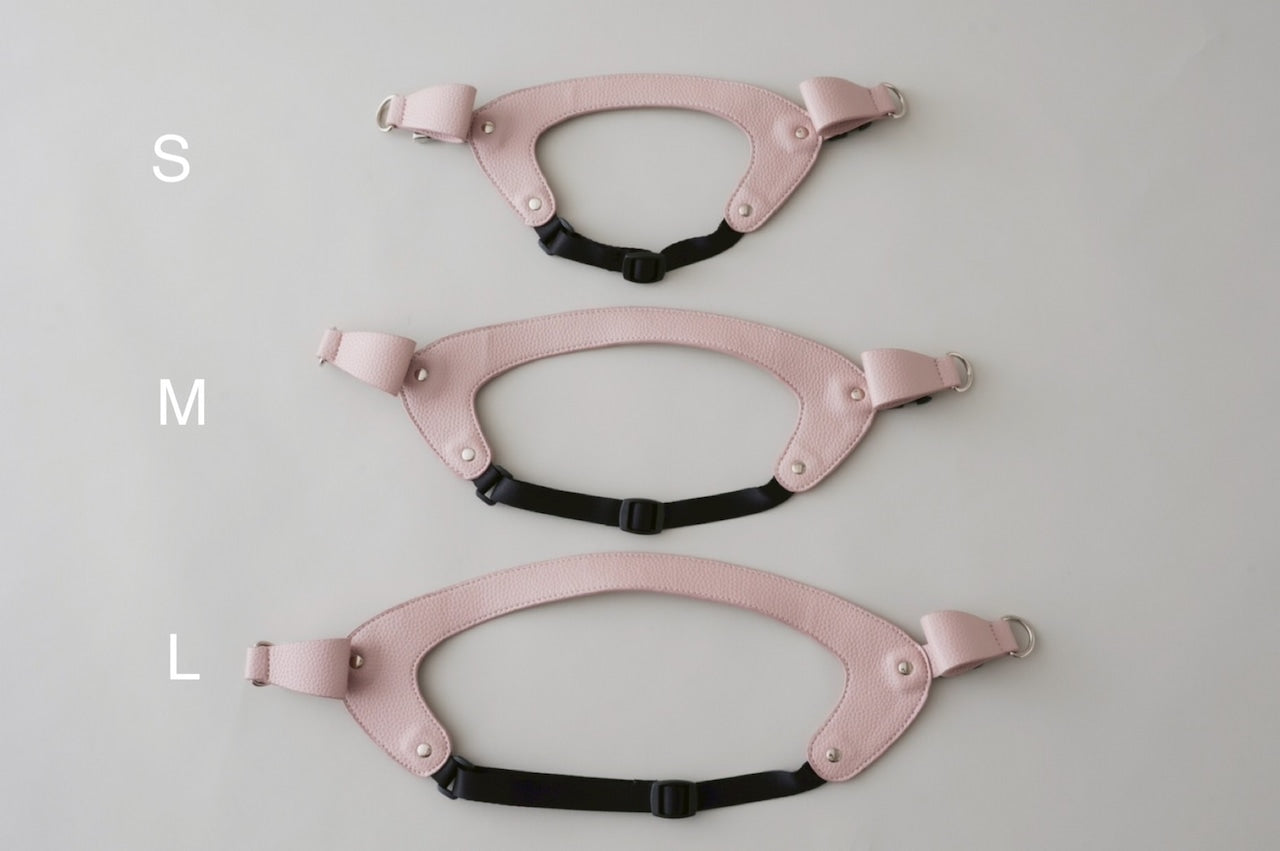 Ribbon Vegan Leather Harness | Black