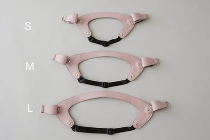 Ribbon Vegan Leather Harness | Black