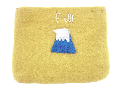 Handmade Felt Pouch - FUJI