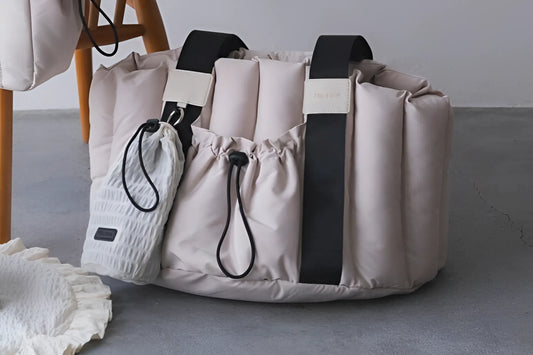 Fluffy 2-Way Drive Bed Carrier - greige