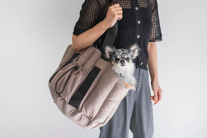 Fluffy 2-Way Drive Bed Carrier - greige