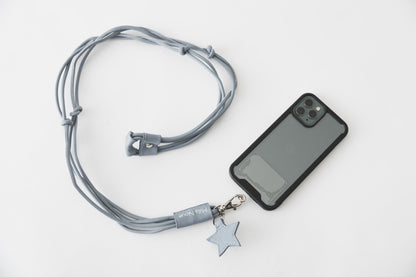 Leather Phone Strap | Blue