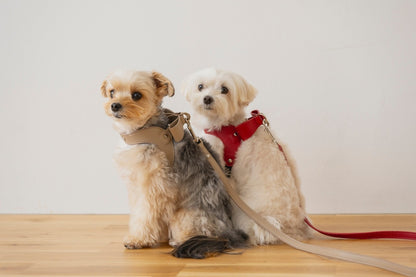 Ribbon Vegan Leather Harness | Red