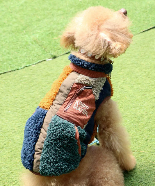 Warm Shaggy Boa Dog Vest - Mixed Colors