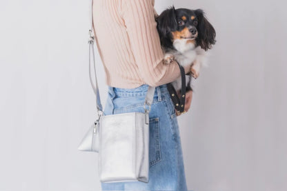 Ensemble Walking Shoulder Bag - silver