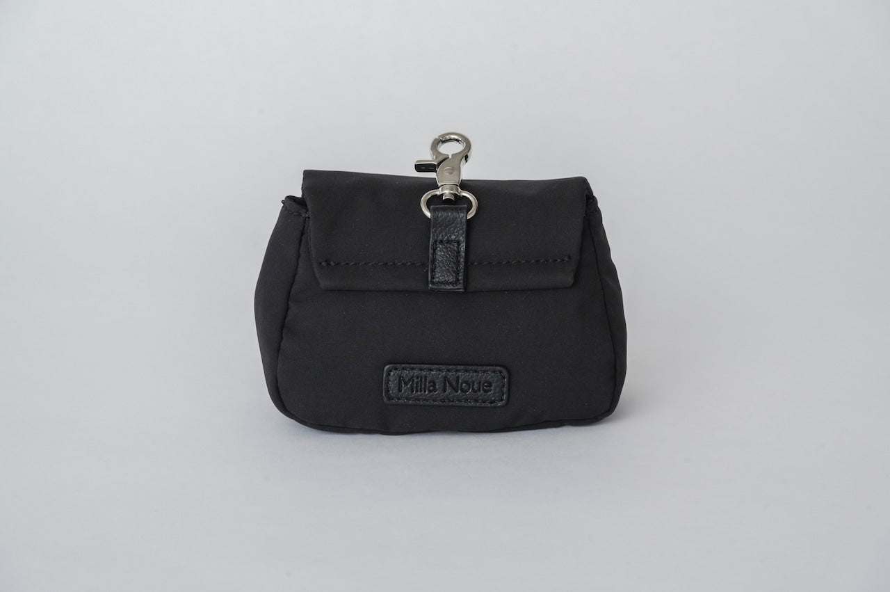 Quilted Essentials Pouch | Black