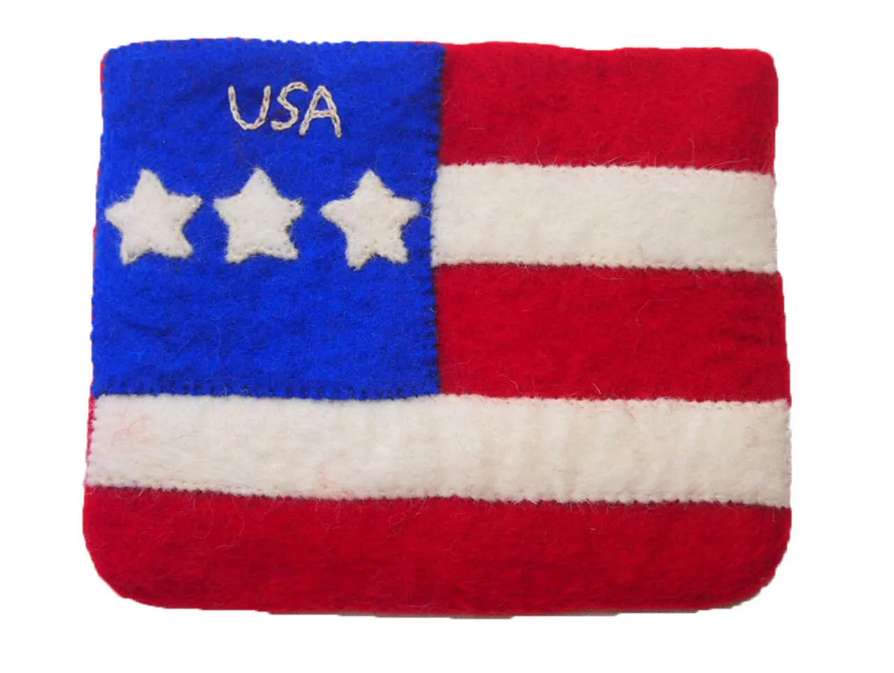 Handmade Felt Pouch - USA