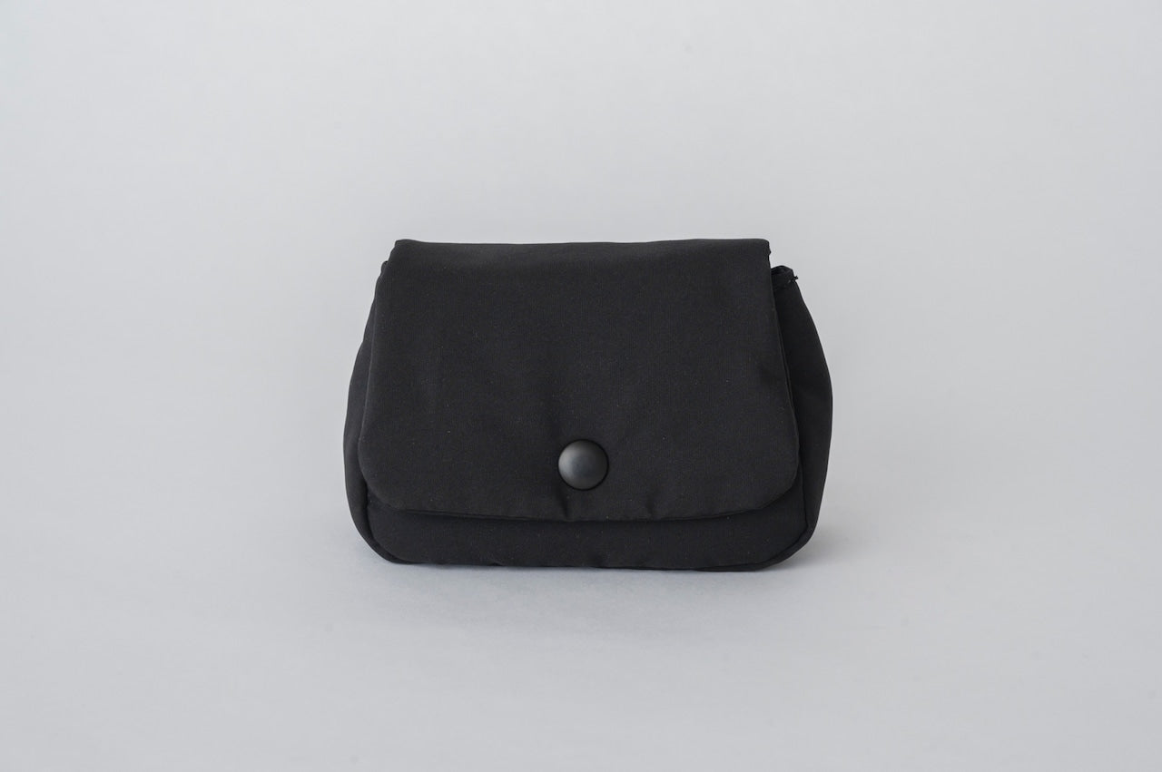 Quilted Essentials Pouch | Black