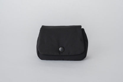 Quilted Essentials Pouch | Black