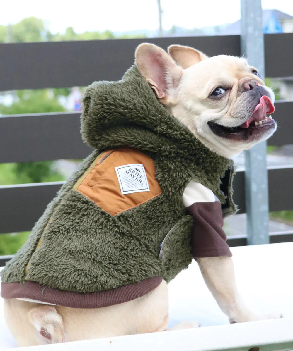 Flip Dog Vest – Greige (Reversible)