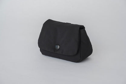 Quilted Essentials Pouch | Black