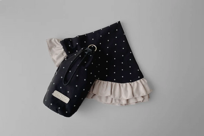 Frill Mat - Dot Black