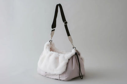 Fluffy 2-Way Bag - ivory