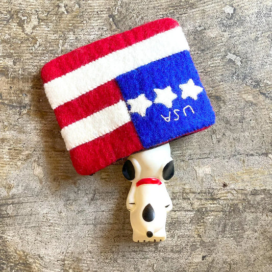 Handmade Felt Pouch - USA