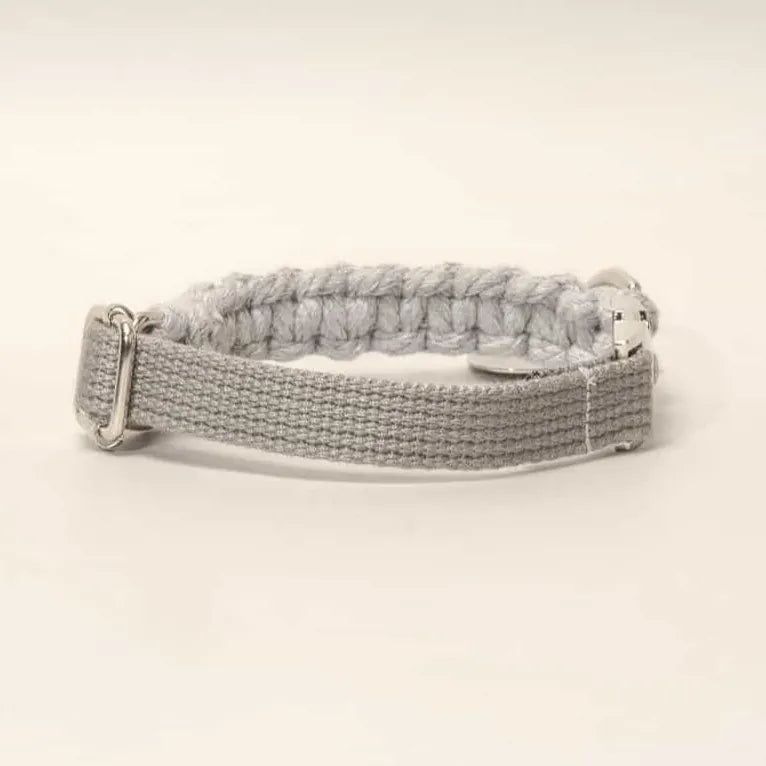 Macramé Collar - gray