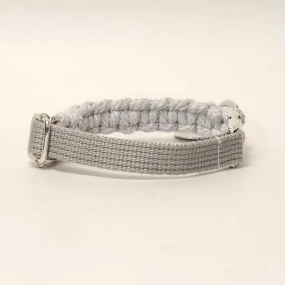 Macramé Collar - gray