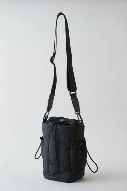 Fluffy Walking Shoulder Bag - black