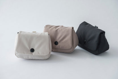 Quilted Essentials Pouch | Cream