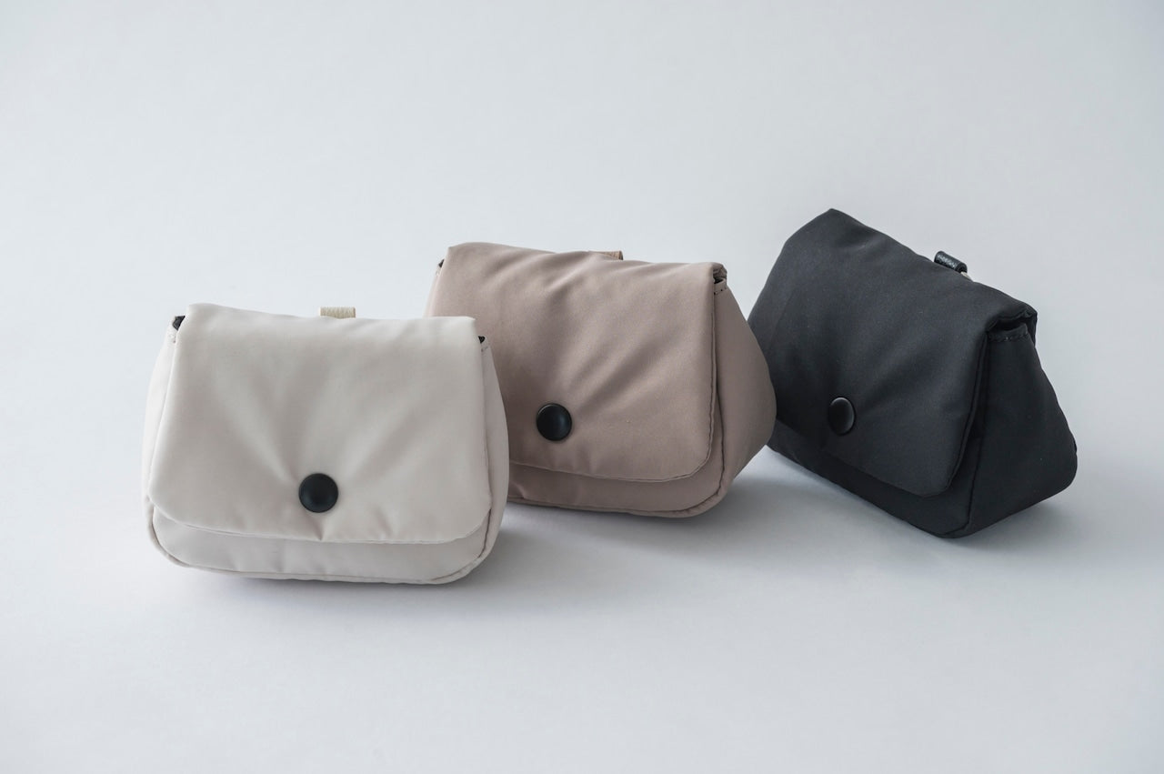 Quilted Essentials Pouch | Black