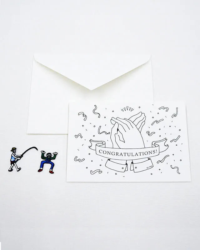 Congratulations Card + Patch (Monochrome Edition)