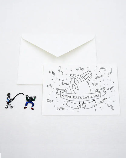 Congratulations Card + Patch (Monochrome Edition)