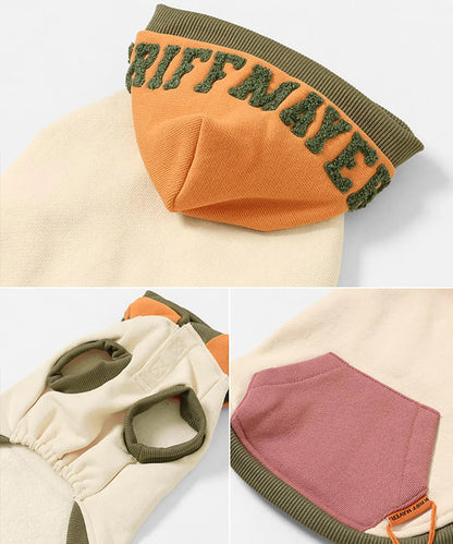Brushed Back Fleece Dog Hoodie – Muti-Color