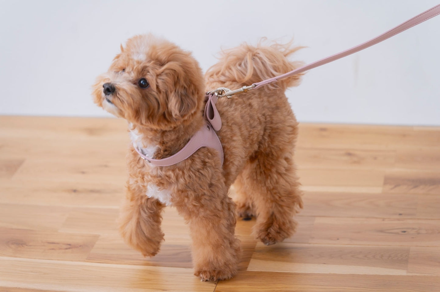Ribbon Vegan Leather Harness | Pink