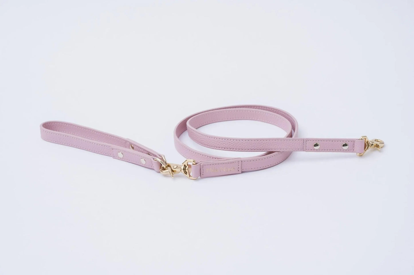 Leather Leash - pink