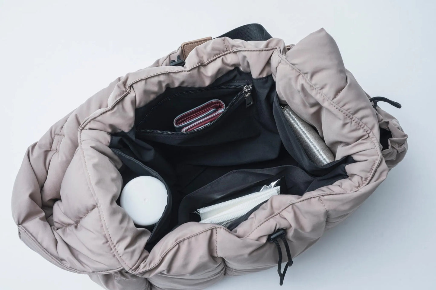 Fluffy Pet Carrier Bag - greige