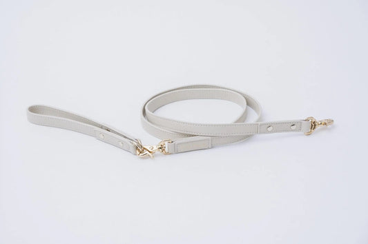 Leather Leash - greige