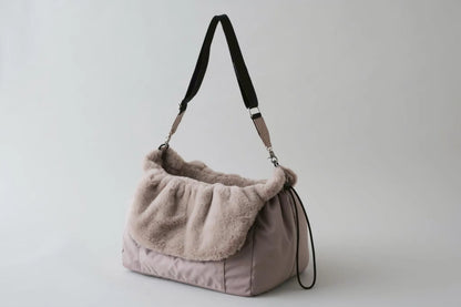 Fluffy 2-Way Bag - greige