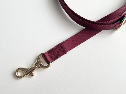 Dog Leash 15mm -  bordeaux