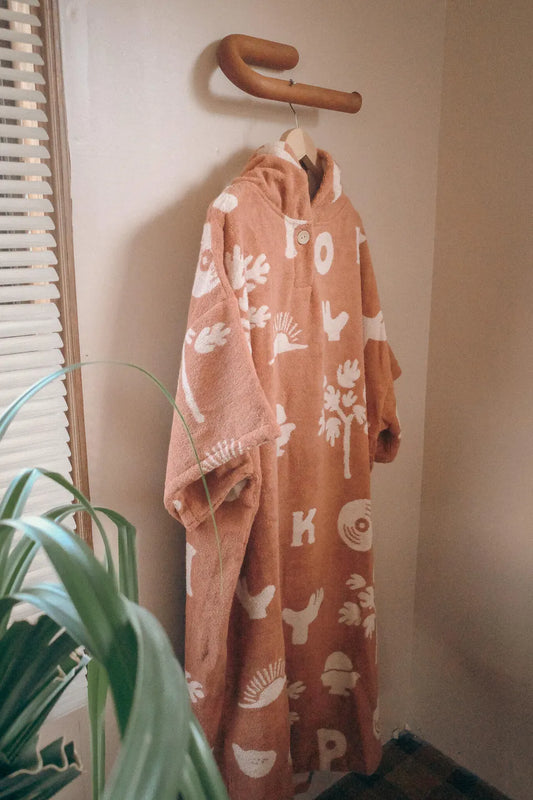 Human Robe - Papaya Red