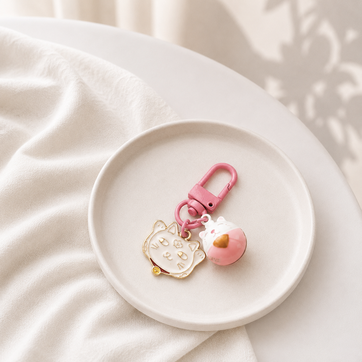 Lucky Cat Bell Charm | Pet Bells & Charms
