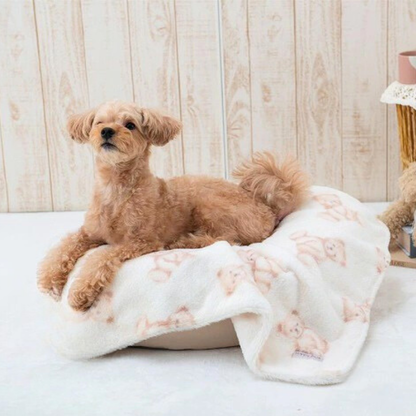 Happy Bear Blanket - beige
